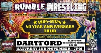Rumble Wrestling's 40th Anniversary Tour comes to Dartford